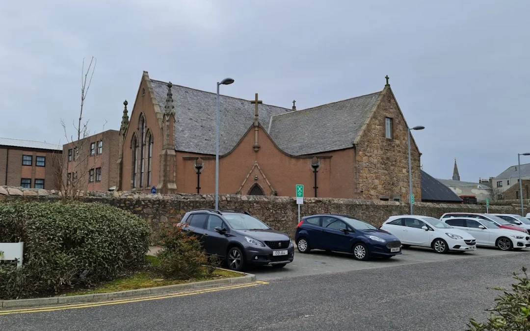 St Mary's Roman Catholic Church and Presbytery in Peterhead, Aberdeenshire, Scotland.